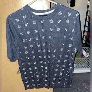 Dark blue shirt
